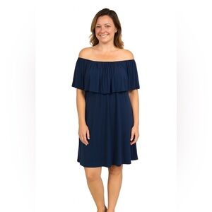 SPENSE Super Soft On or Off Shoulder Dress Size M